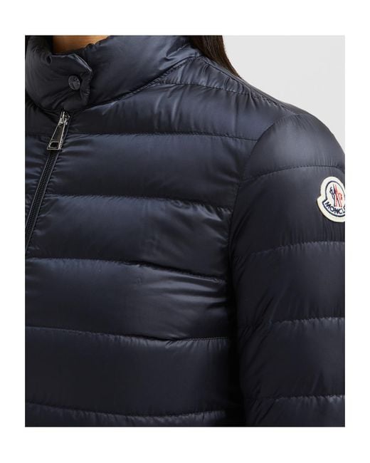 Moncler Blue Lans Zip-Up Padded Jacket