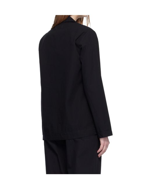 Tekla Blue Collared Pajama Shirt for men