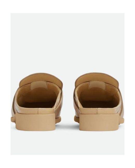 Bottega Veneta White Logo Muller Shoes