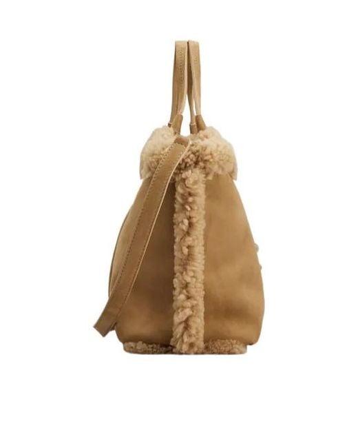 Roger Vivier Natural Logo-Engraved Tote Bag