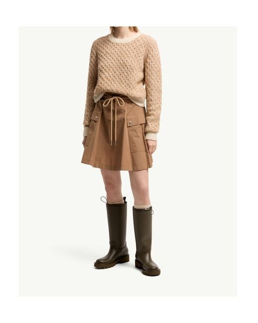 Moncler Natural Wool Blend Jumper