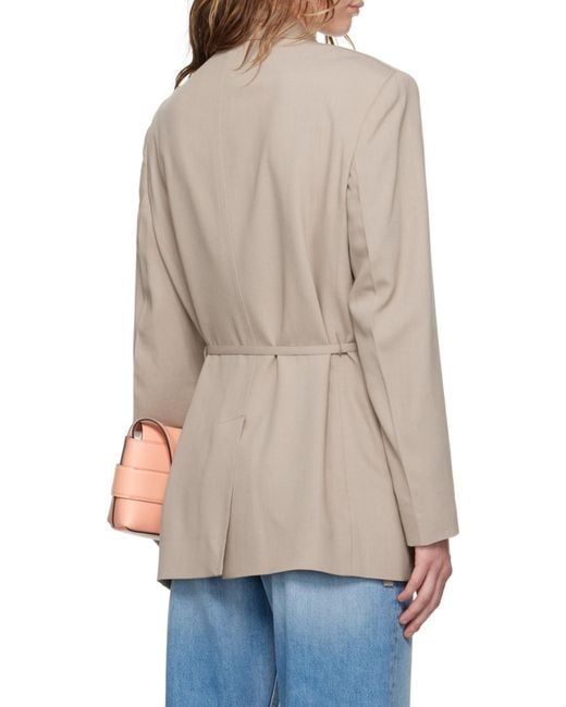 Acne Natural Jador Relaxed Fit Blazer