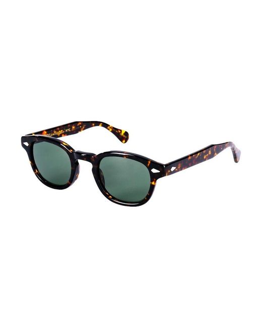 Moscot Green Lemtosh Square Frame Sunglasses for men