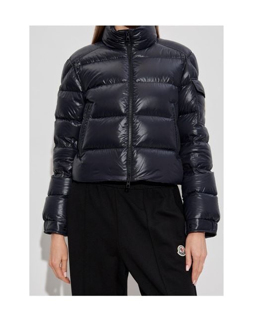 Moncler Blue Petra Zip-Up Short Jacket