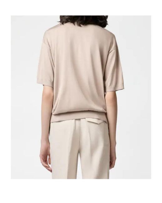 Tod's Natural Button-Fastening Polo Shirt