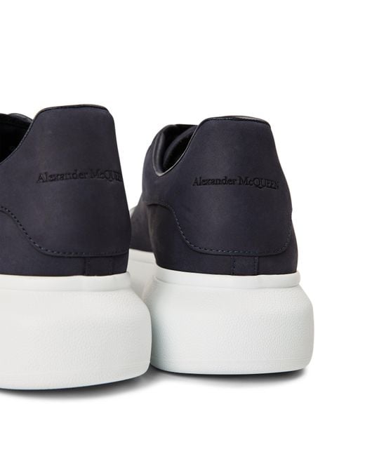 McQueen Blue Panelleather Platform Sneakers for men