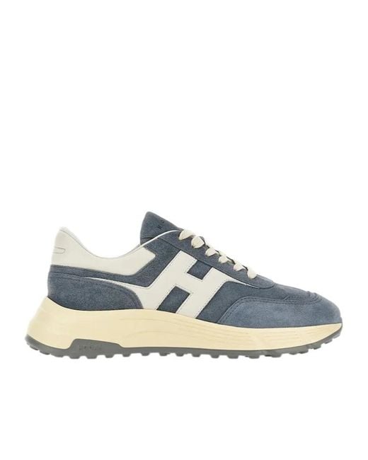 Hogan Blue Hyperlight Lace-Up Sneakers for men