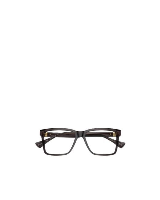 Versace White Rectangular-Frame Glasses for men