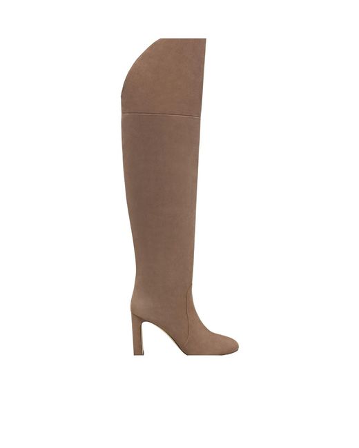 Stuart Weitzman Brown Babette Over-The-Knee Tubo 85
