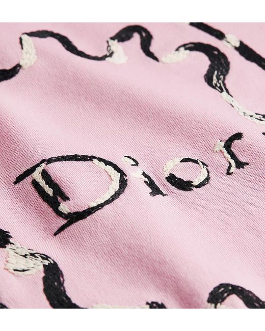 Dior Pink Fitted T-Shirt