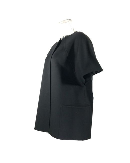 Weekend by Maxmara Black Short-Sleeved Casual Jacket