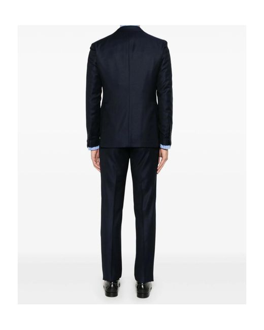 Tagliatore Black Single Breasted Two-Piece Tailored Suit for men