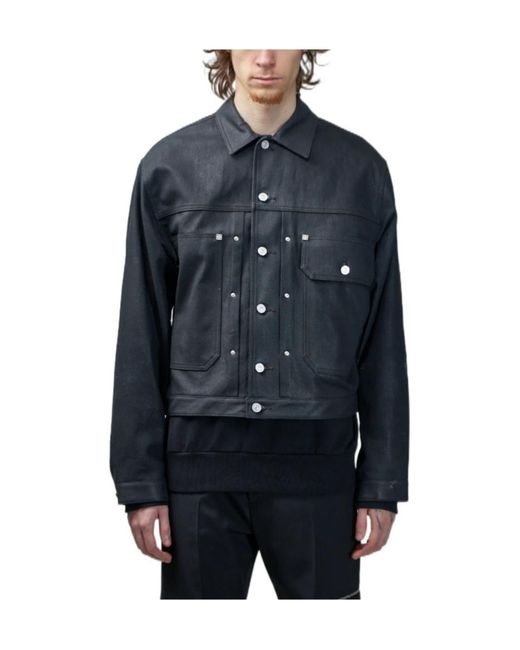 Givenchy Black Denim Jackets for men