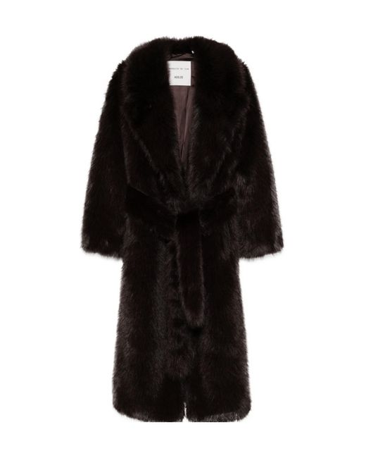 Agolde Black X Shoreditch Ski Club Ebony Coat