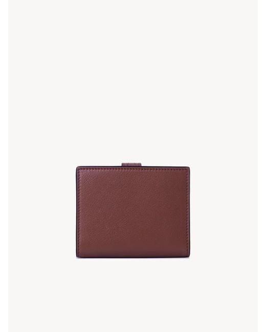Chloé Red Paddington Square Wallet