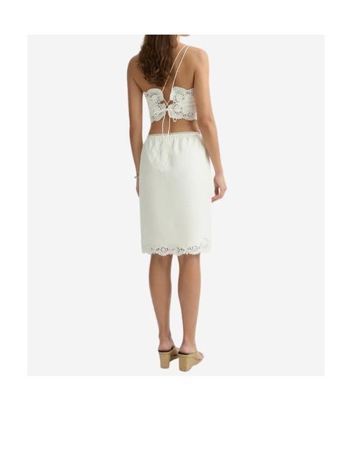 Posse White One-Shoulder Top