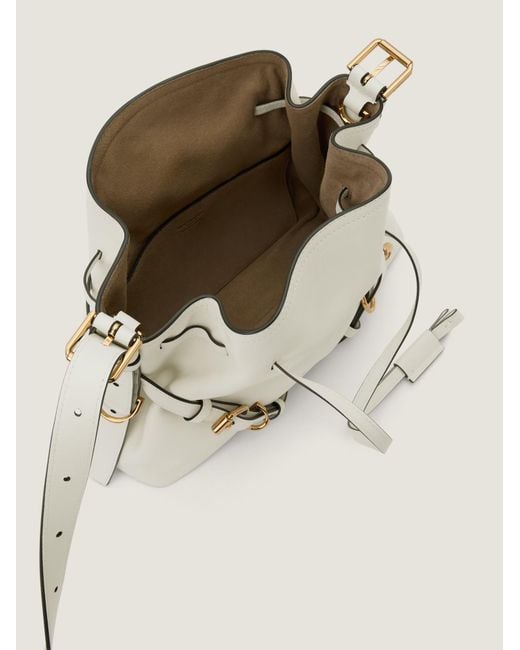 Givenchy White Small Voyou Bucket Bag