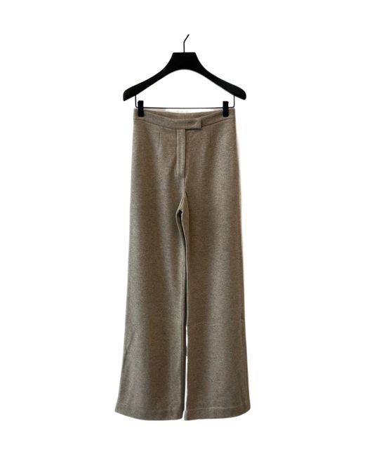 Loro Piana Brown Robin Straight-Leg Trousers