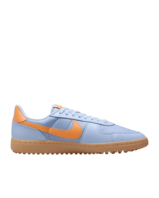 Nike Blue Field General 82 Lace-Up Sneakers for men