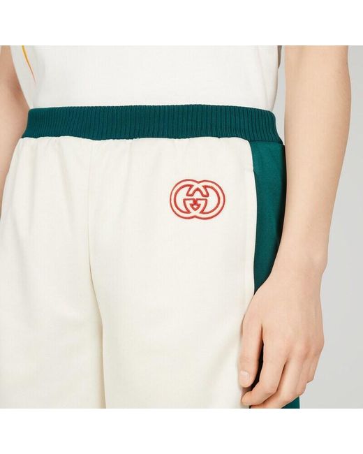 Gucci Green Logo Shorts for men