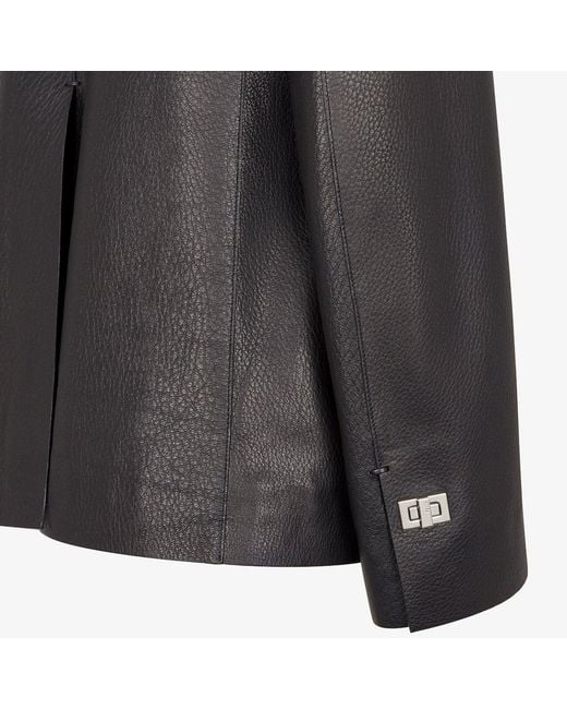 Fendi Black Leather Jacket
