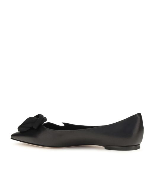 Roger Vivier Black I Love Vivier Flat Shoes