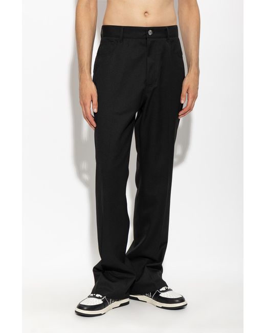 Amiri Black Belt Loop Casual Pants for men