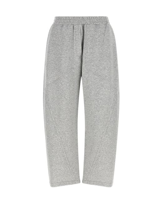 Brunello Cucinelli Gray Seam-Detail Track Pants
