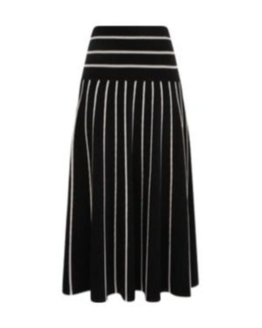 Zimmermann Black Striped Skirt