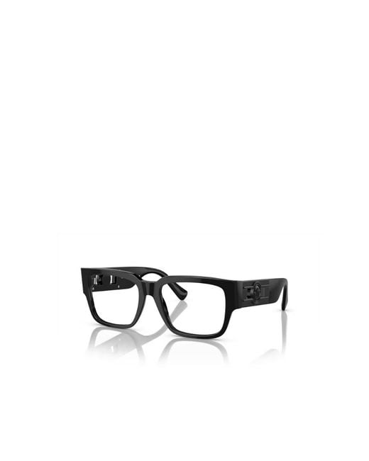 Versace White Eyewear Rectangle-Frame Glasses for men