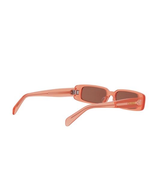 Céline Pink Rectangular Sunglasses