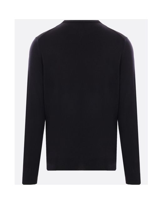 Zanone Blue Crew-Neck Knitted Jumper for men