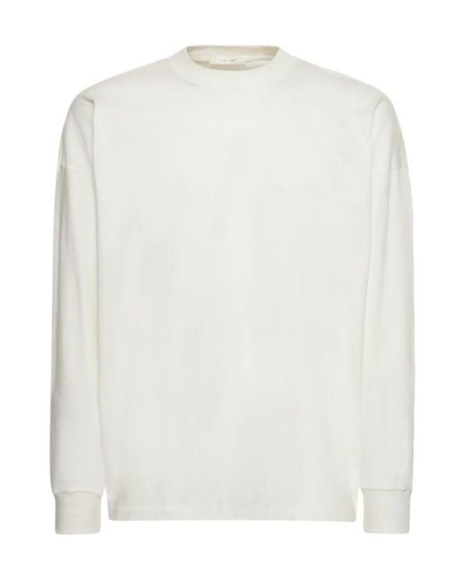 The Row White Crewneck Longsleeve Top for men