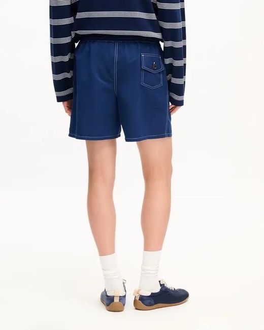 KENZO Blue Sounds' Swim Trunk for men