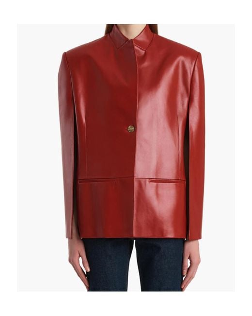 Khaite Red Dolso Jacket