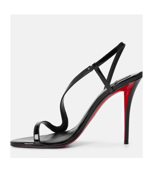 Christian Louboutin Metallic Chr Rosa Z 100 High Heel Sandals