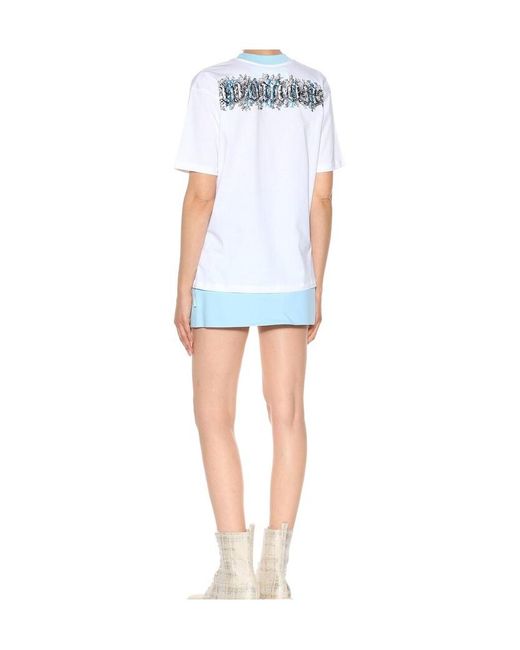 Off-White c/o Virgil Abloh Blue Tribute 1 Princess Diana T-Shirt