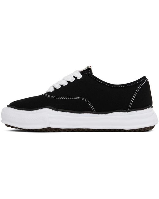 Maison Mihara Yasuhiro Black Baker Lace-Up Sneakers