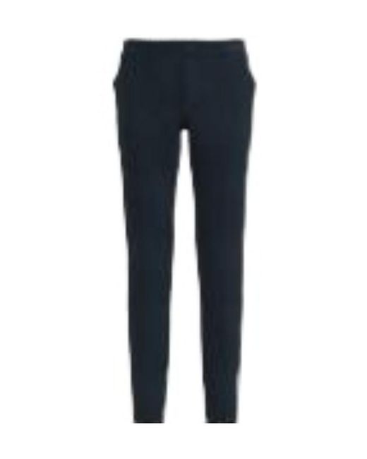 Burberry Blue Straight Leg Tailored Pants for men