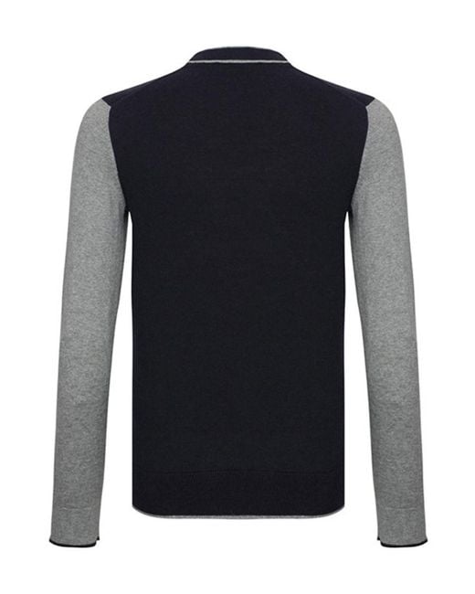 Armani Jeans Blue Logo Pullover for men