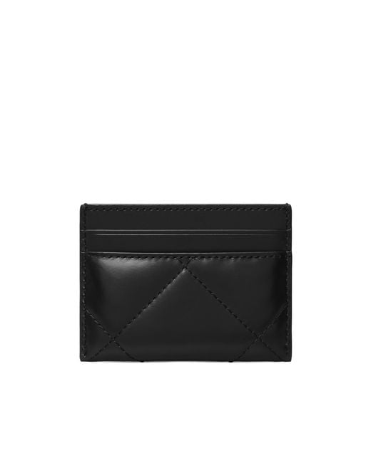 Tory Burch Black Logo-Plaque Card Holder