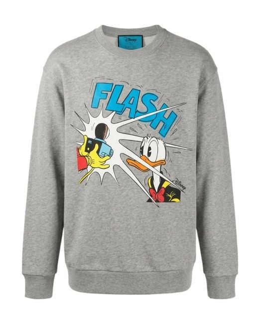 Gucci White X Disney Donald Duck Sweatshirt for men