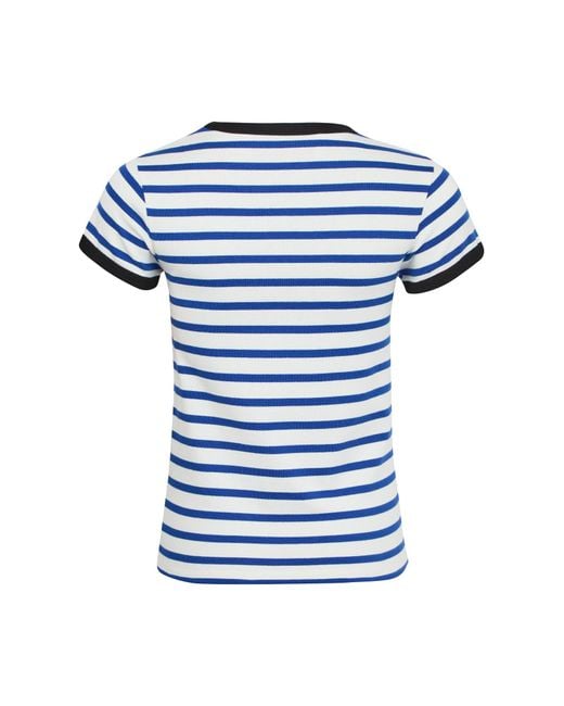 Valentino Blue Short-Sleeved T-Shirt