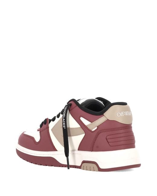 Off-White c/o Virgil Abloh Pink Out Of Office Lace-Up Sneakers