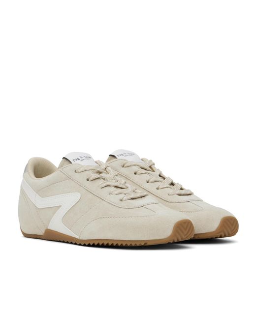 Rag & Bone White Round Toe Sneakers