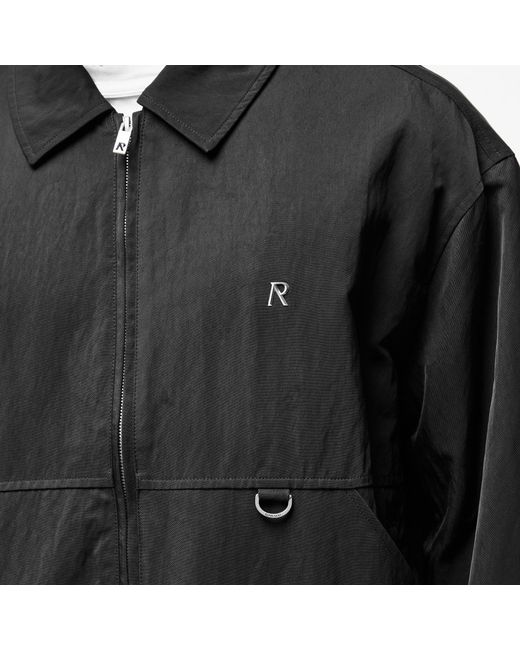 Represent Black Solid Color Overshirt for men