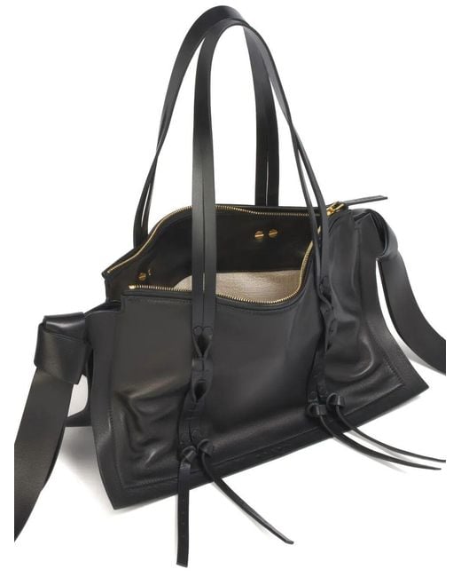 Marni Black Leather Amulet Small Bag