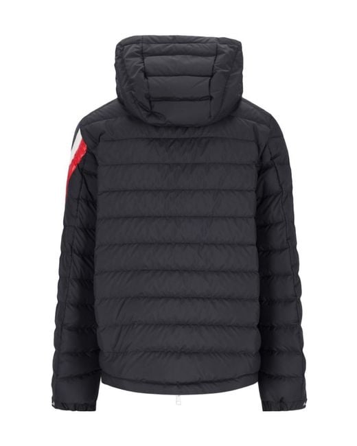 Moncler Black Berard Zip-Up Short Padded Jacket for men