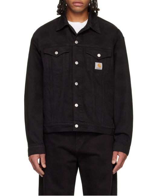 Carhartt Black Everson Chest-Pockets Jacket for men