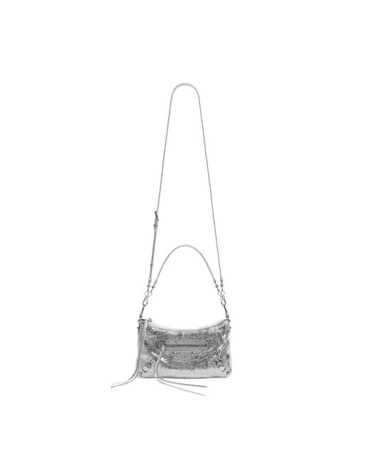Balenciaga Gray Le City Mini Shoulder Bag